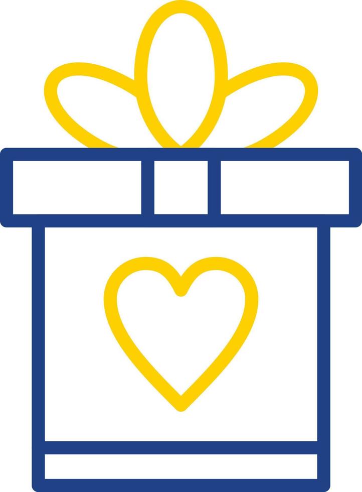 Wedding Gift Vector Icon Design