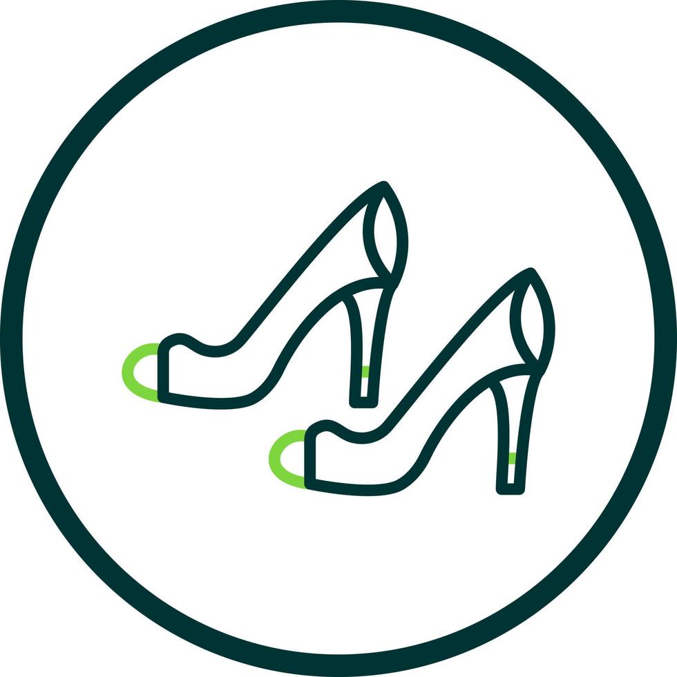 High Heels Vector Icon Design