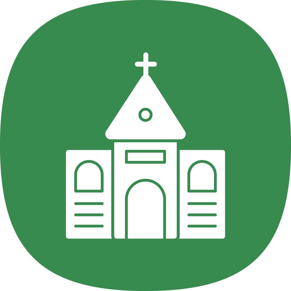 diseño de icono de vector de iglesia