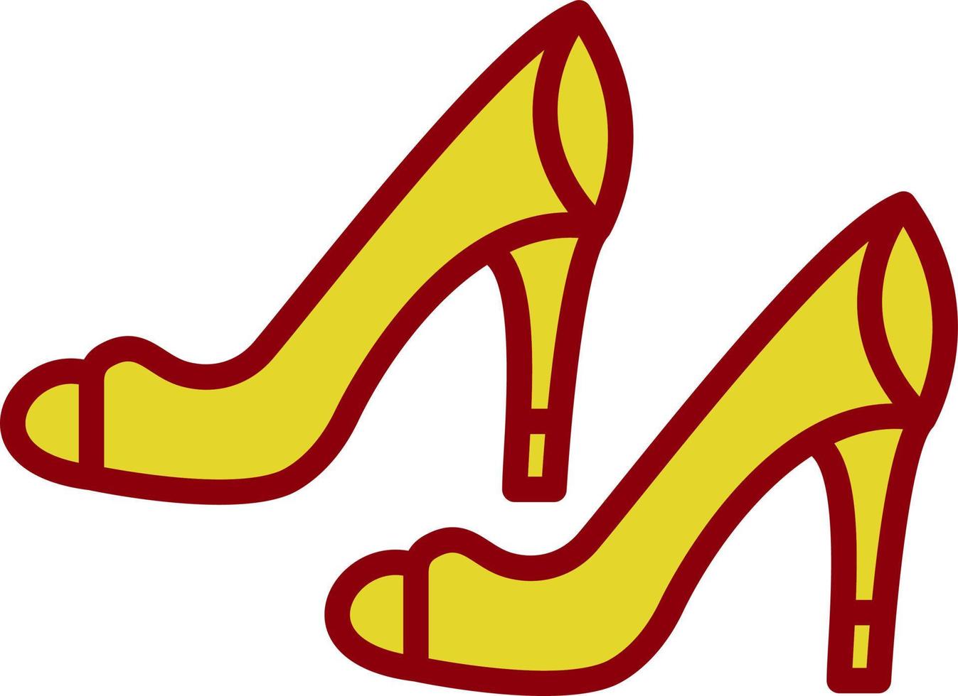 High Heels Vector Icon Design