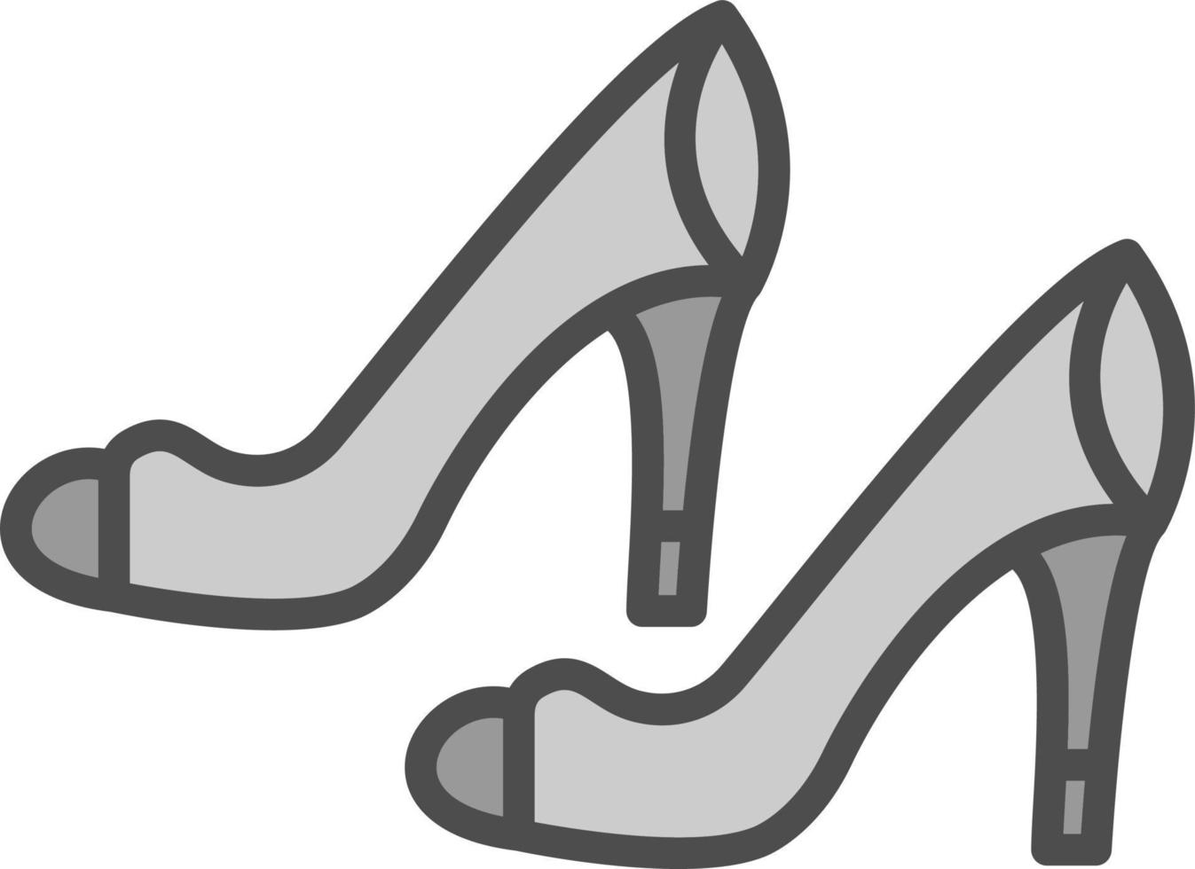 High Heels Vector Icon Design