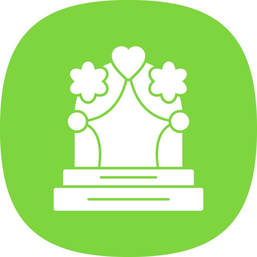 Wedding Arch Vector Icon Design
