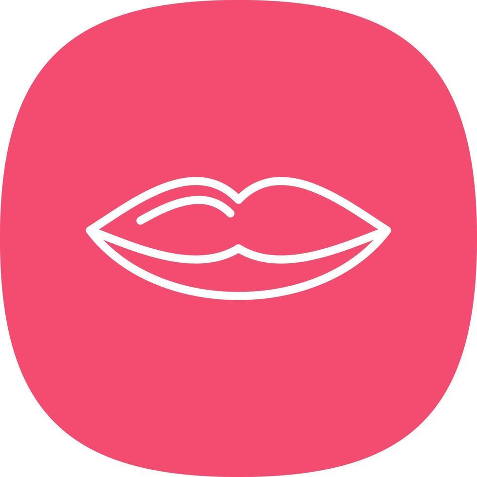 diseño de icono de vector de labios