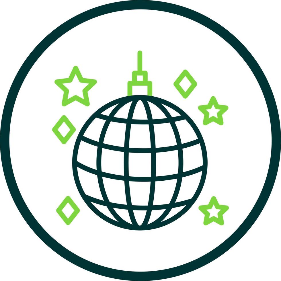 Disco Ball Vector Icon Design