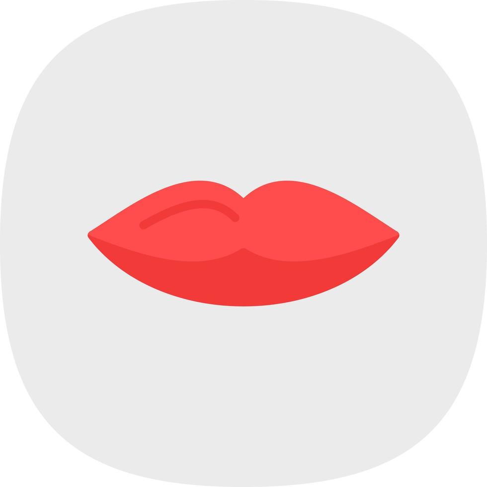 Lips Vector Icon Design