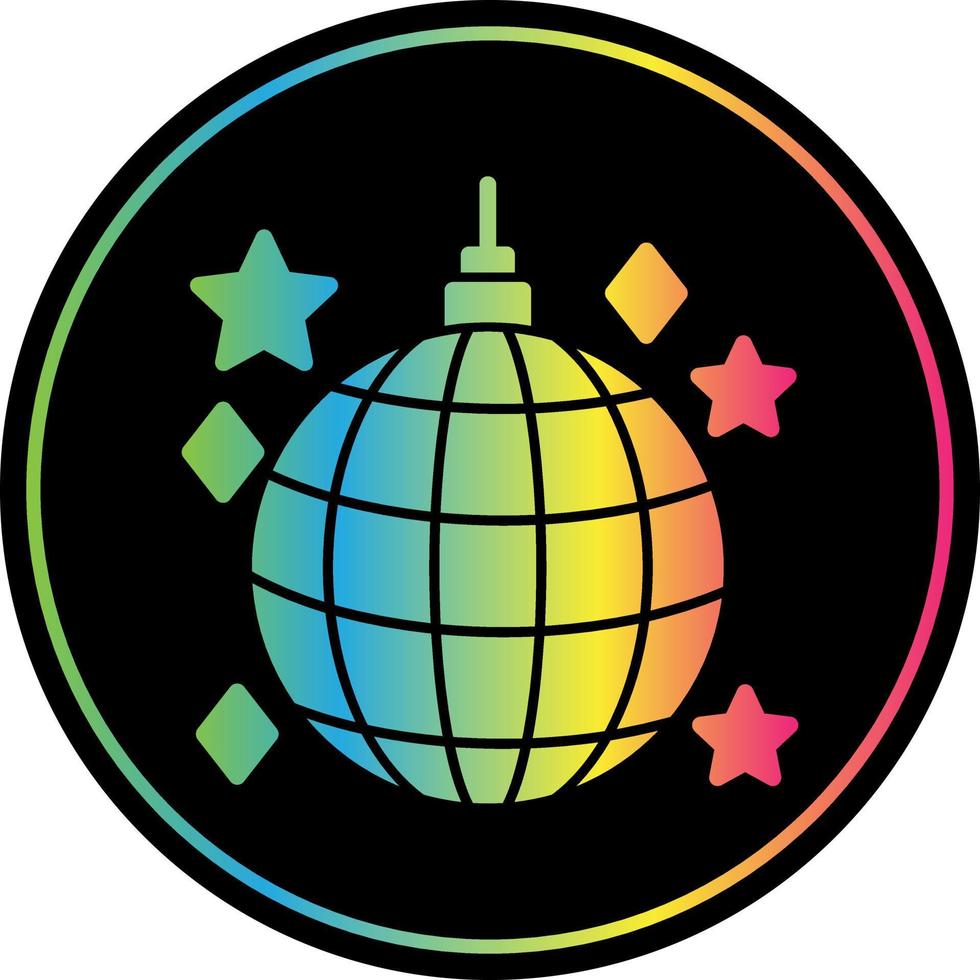 Disco Ball Vector Icon Design