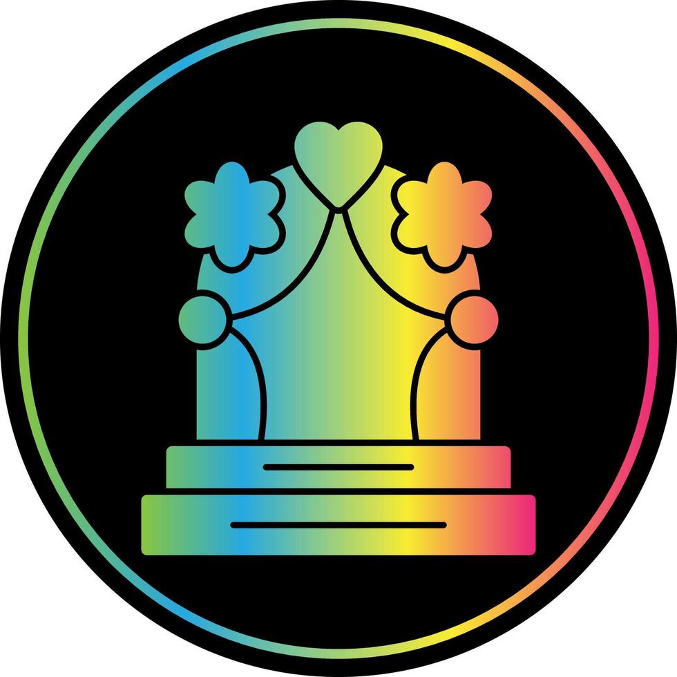 Wedding Arch Vector Icon Design