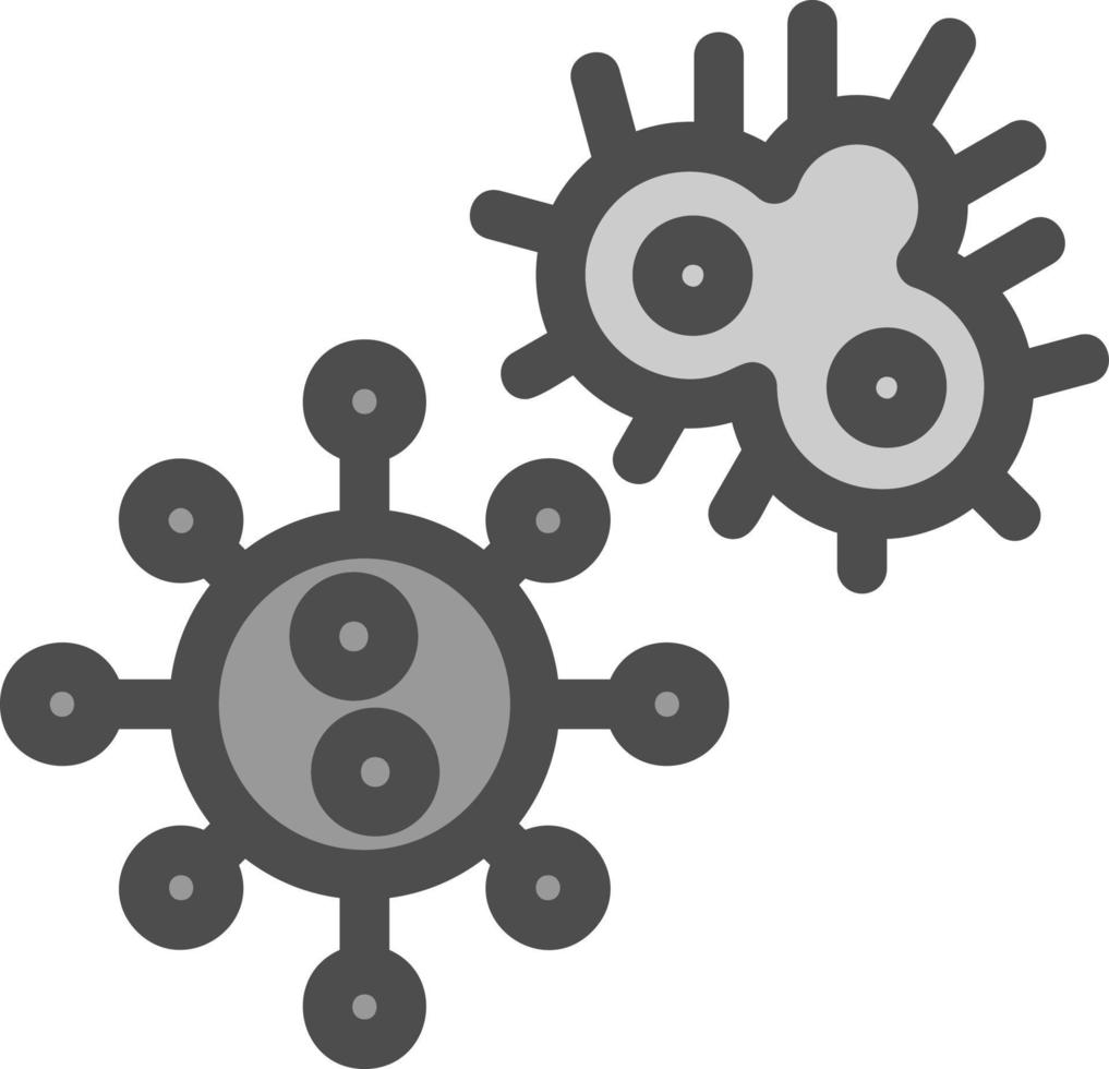 diseño de icono de vector de microorganismos