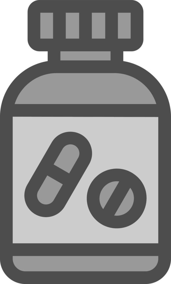 diseño de icono de vector de botella de tabletas