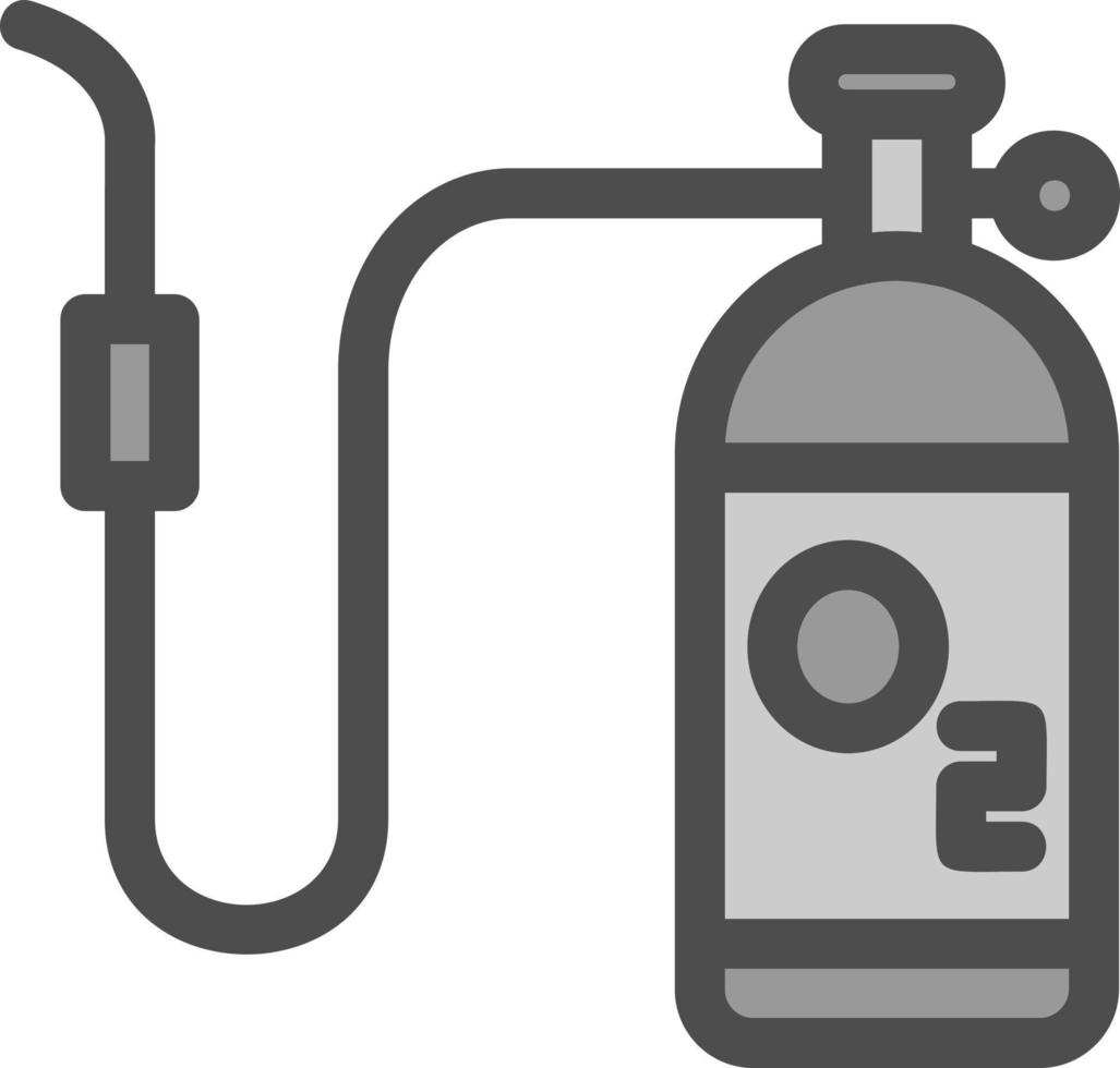Oxygen Tank Vector Icon Design