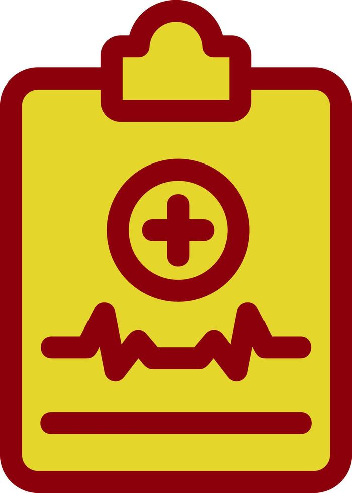 Medical Report Vector Icon Design