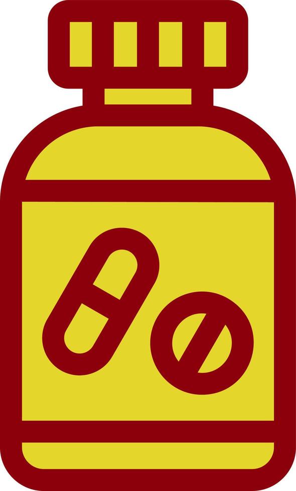 Tablets Bottle Vector Icon Design