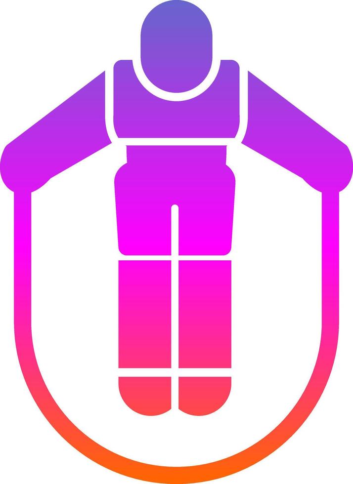 Jumping Jack Vector Icon Design