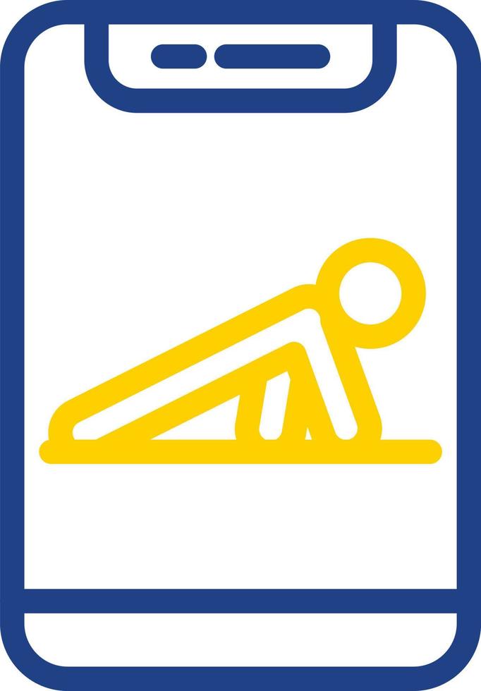 Push Up Vector Icon Design