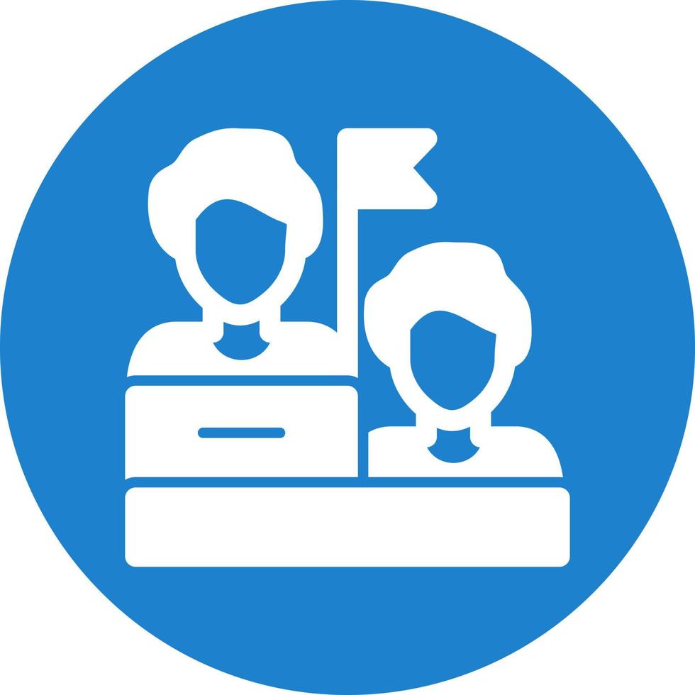 Leadership Vector Icon Design
