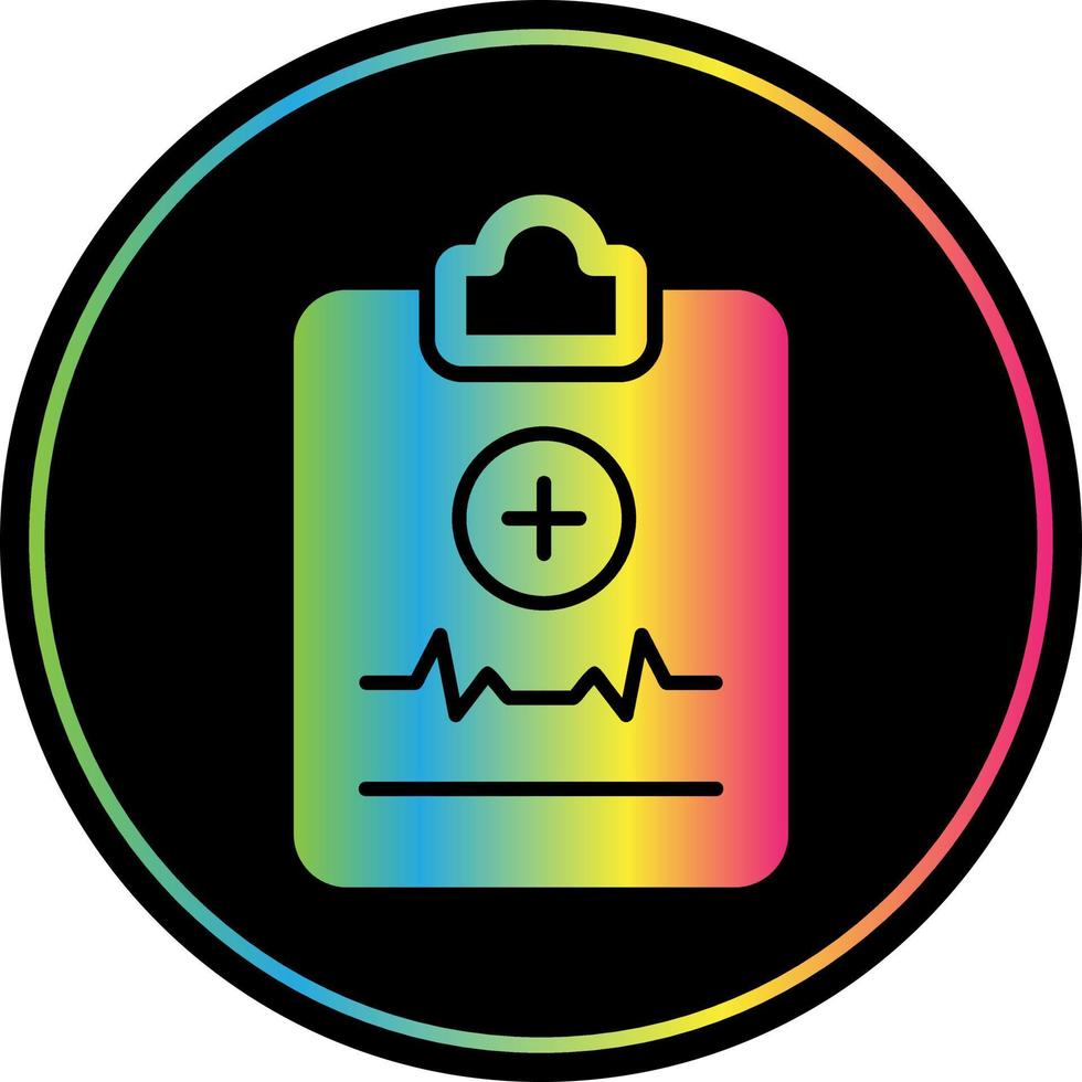 Medical Report Vector Icon Design