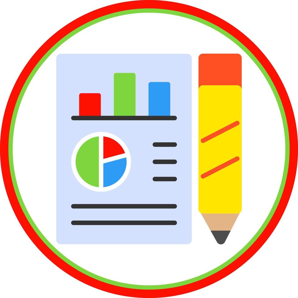 Visualization Vector Icon Design