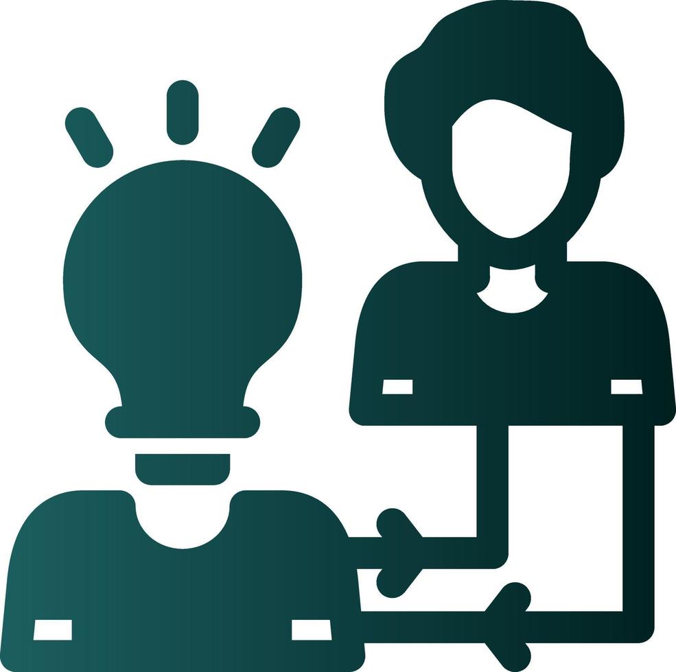Exchange Ideas Vector Icon Design