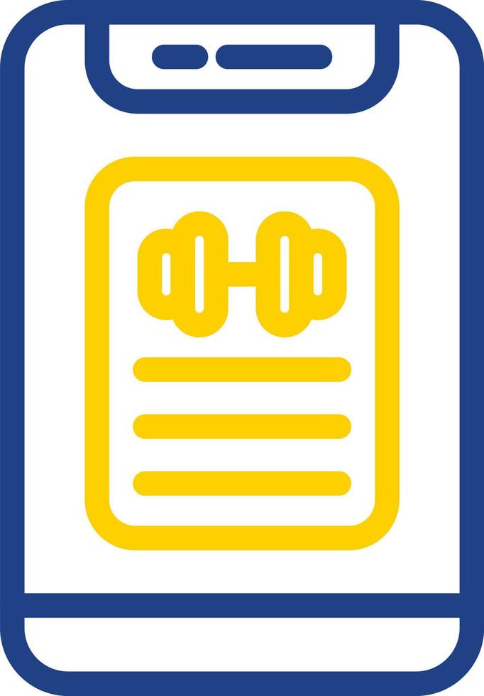 Workout Progress Vector Icon Design