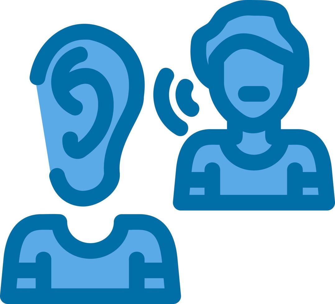 Listening Vector Icon Design