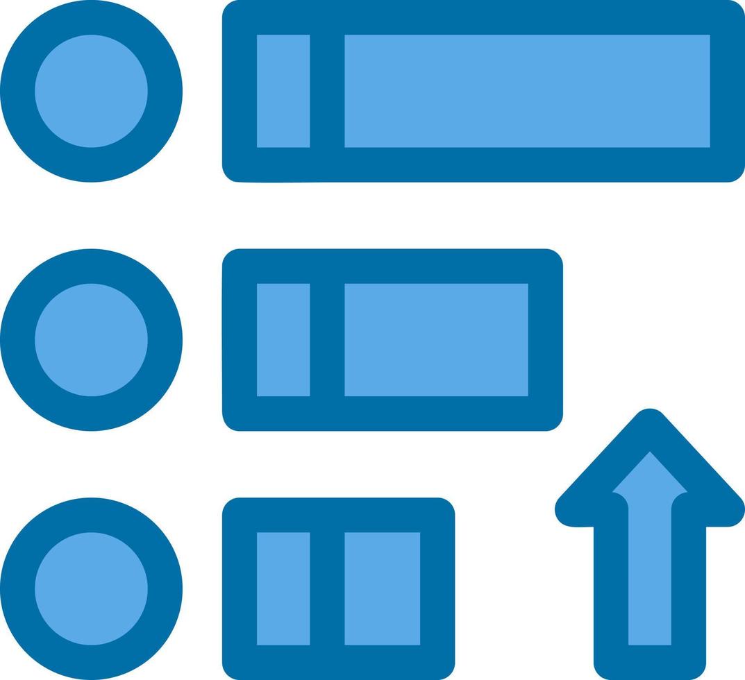 priorizar el diseño de iconos vectoriales vector