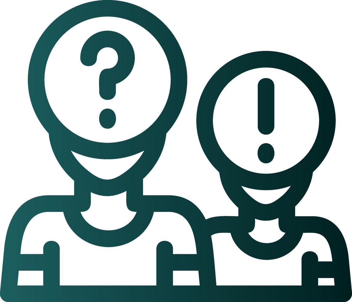 Dispute Vector Icon Design