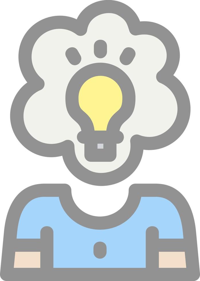 Creative Thinking Vector Icon Design