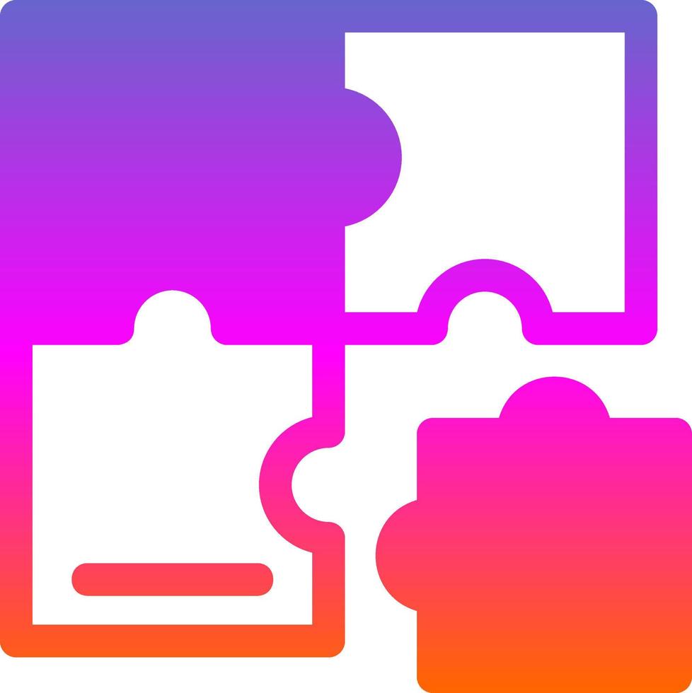 Problem Solving Vector Icon Design