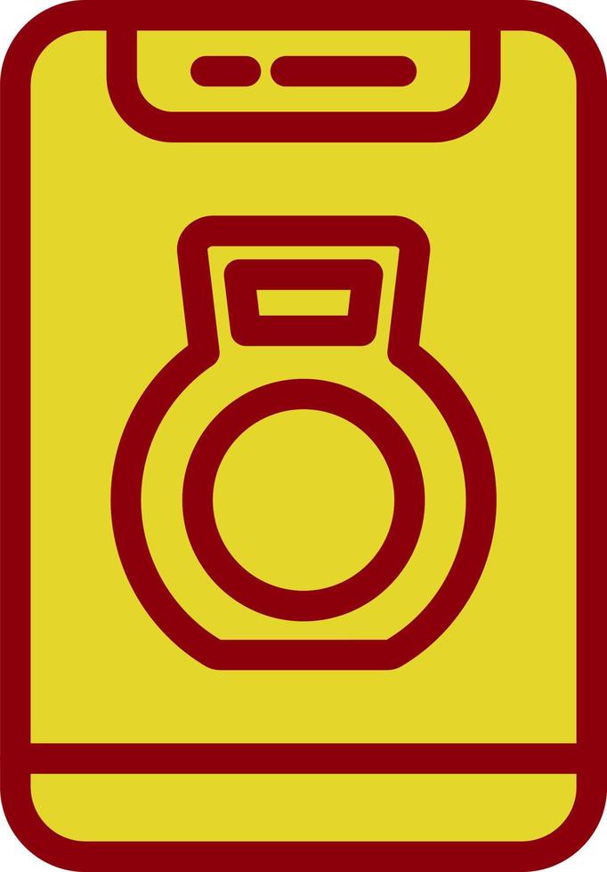 Kettlebell Vector Icon Design