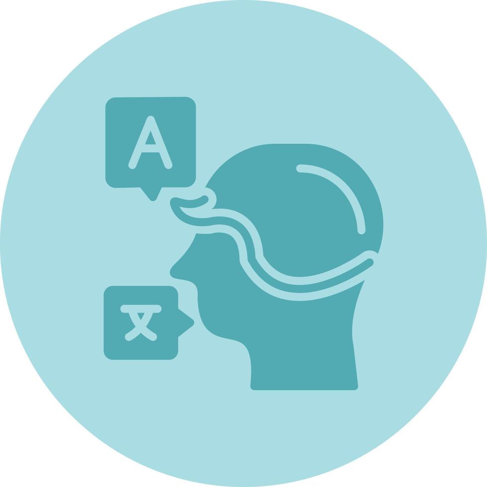 Bilingual Vector Icon