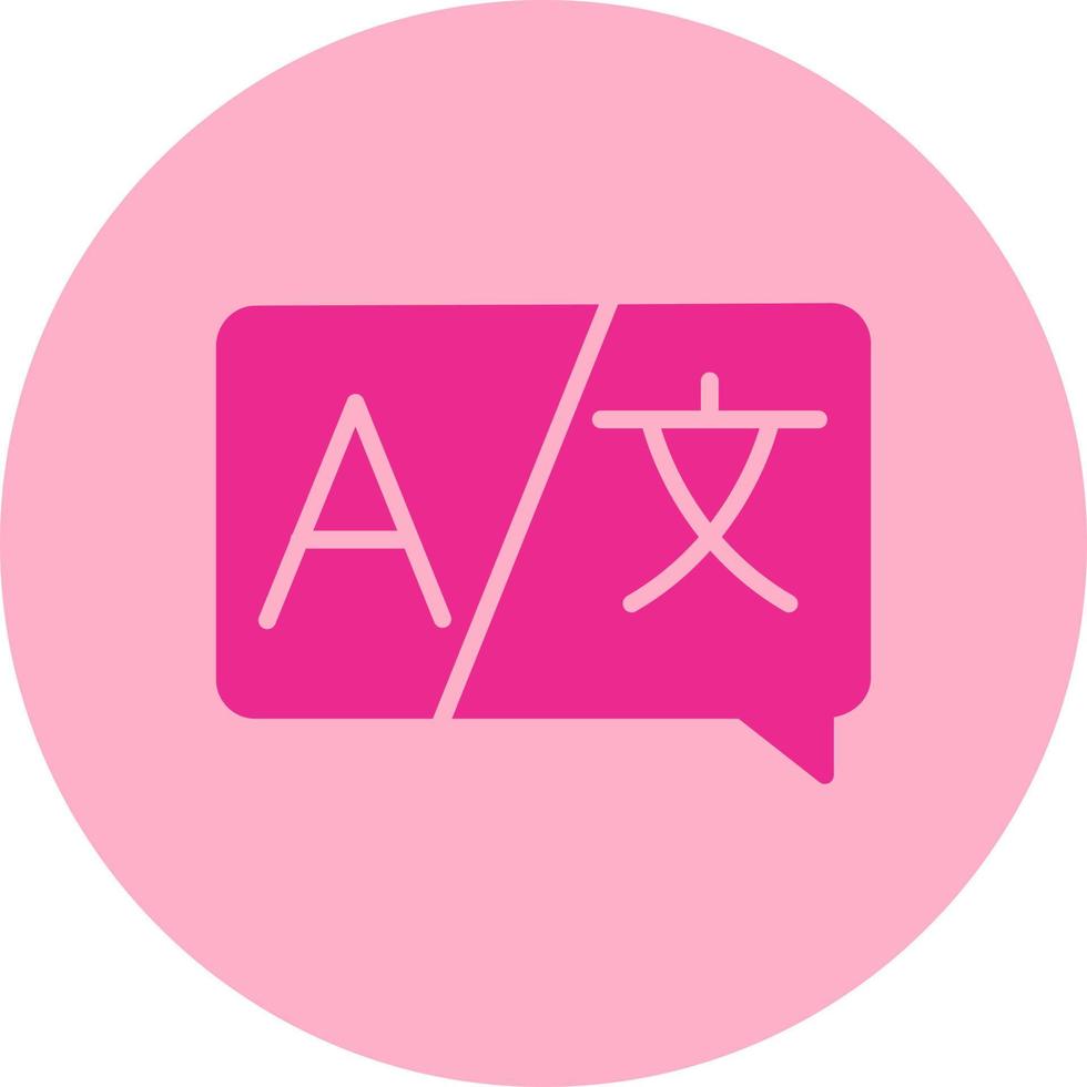 Foreign Language Vector Icon