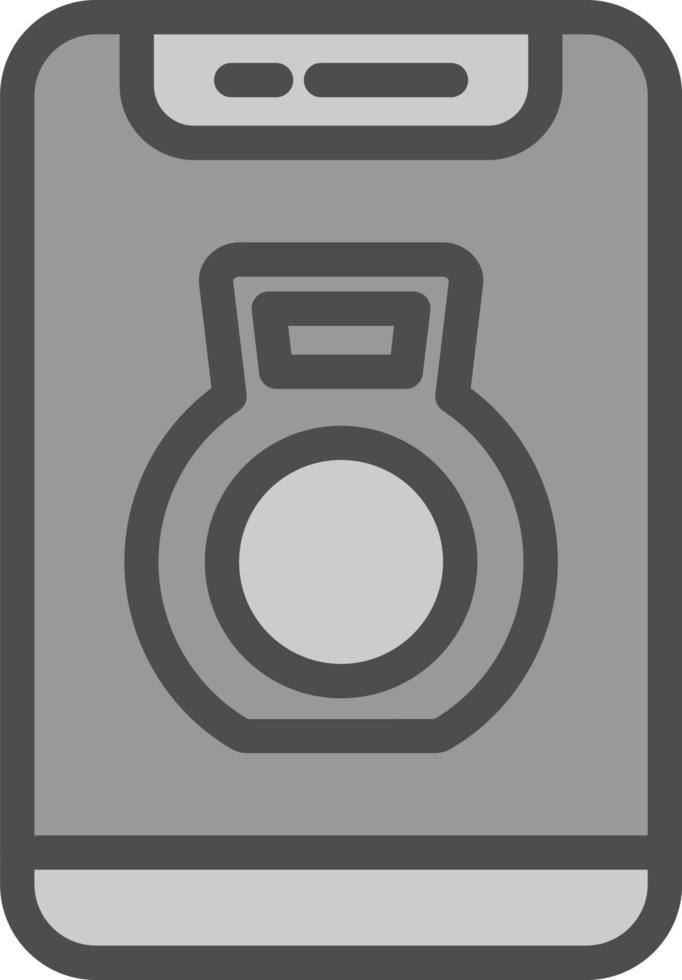 Kettlebell Vector Icon Design