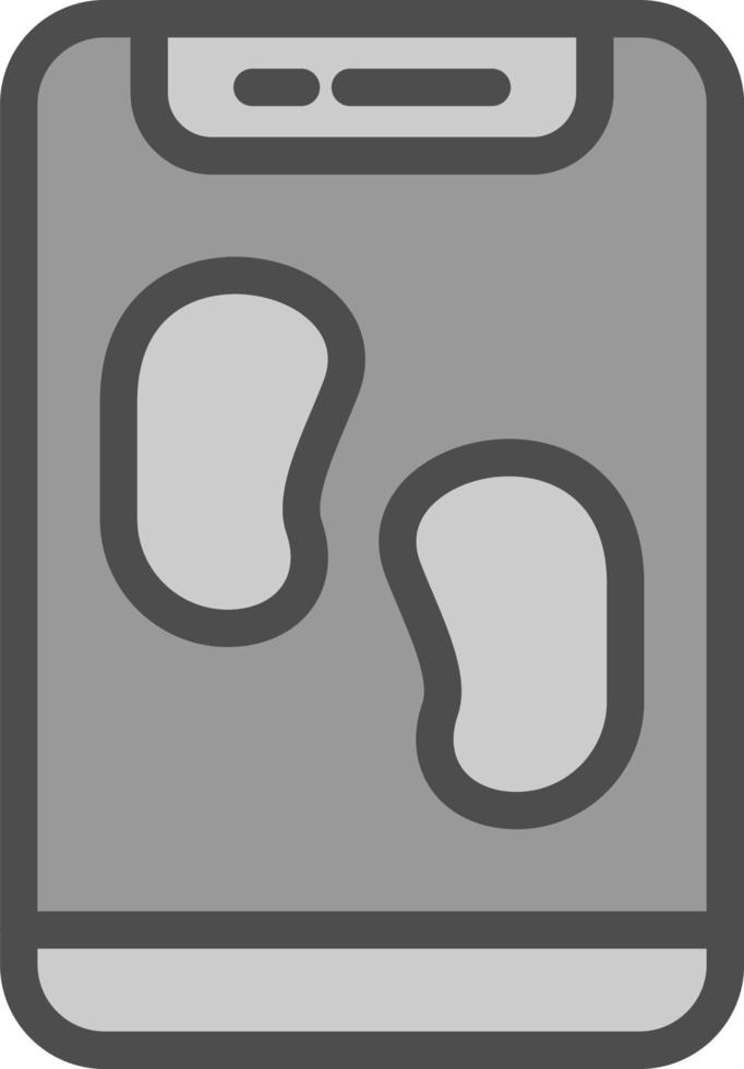 Pedometer Vector Icon Design