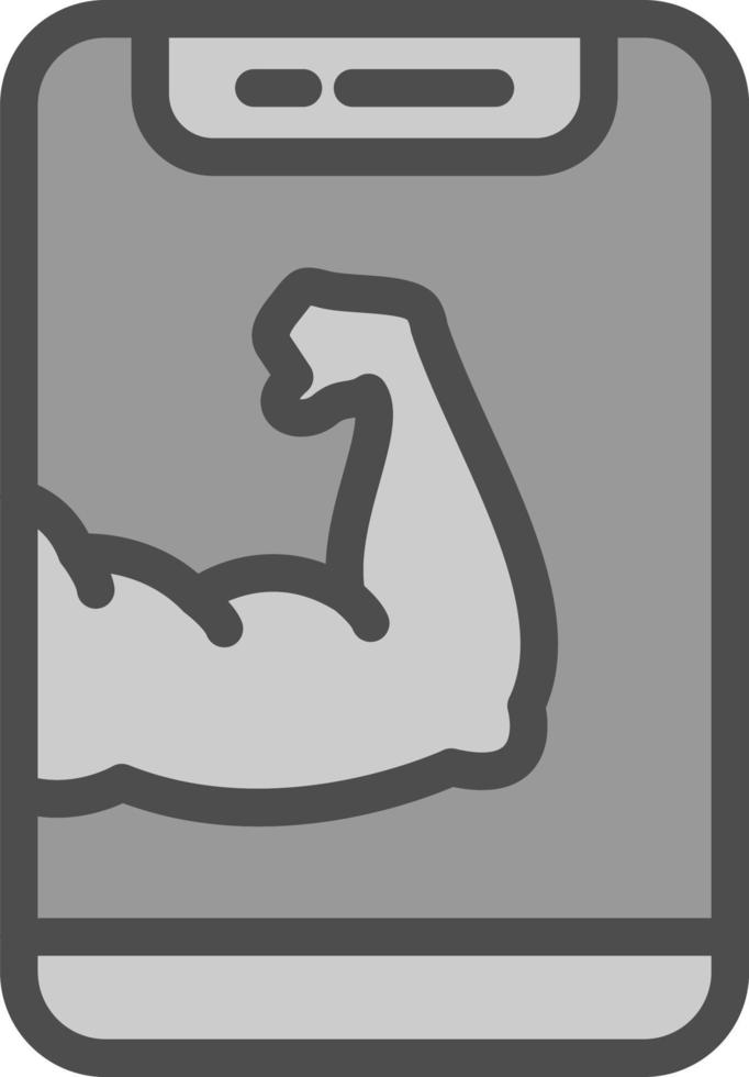 Arm Muscle Vector Icon Design