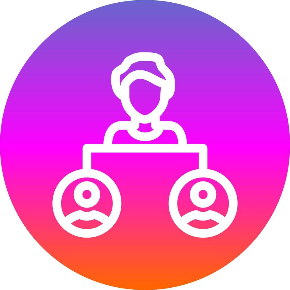 diseño de icono de vector de organización