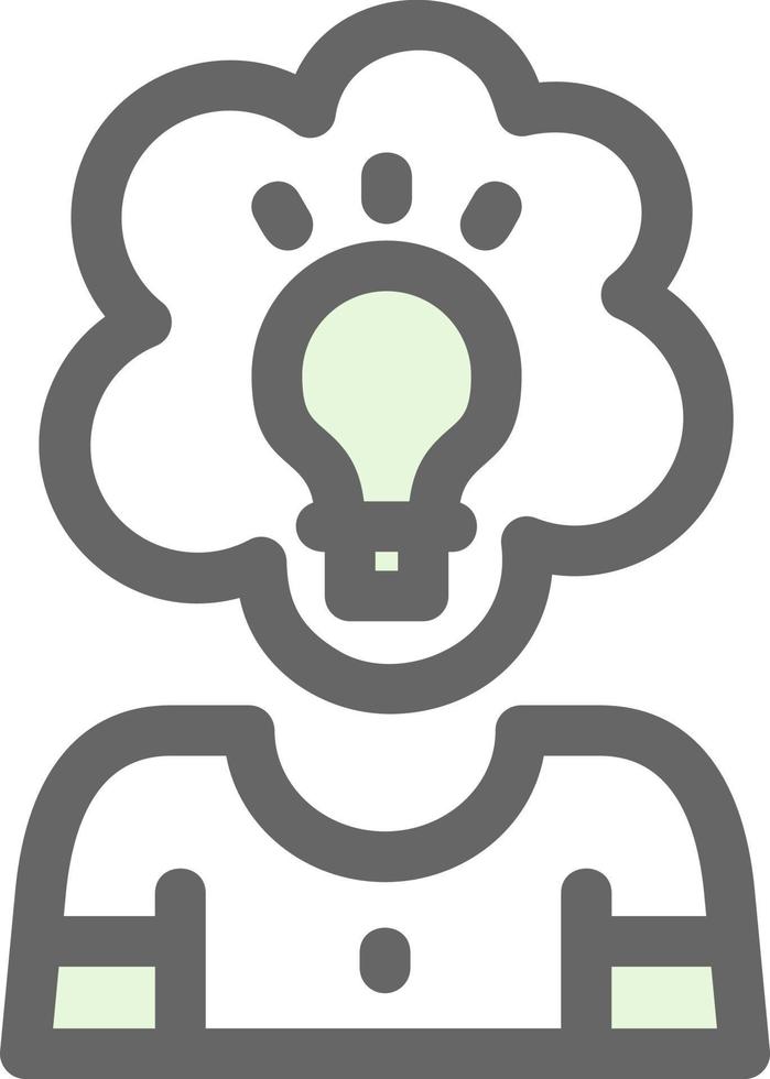 Creative Thinking Vector Icon Design