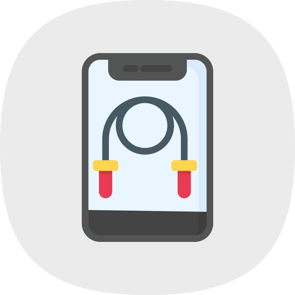 Jumping Rope Vector Icon Design