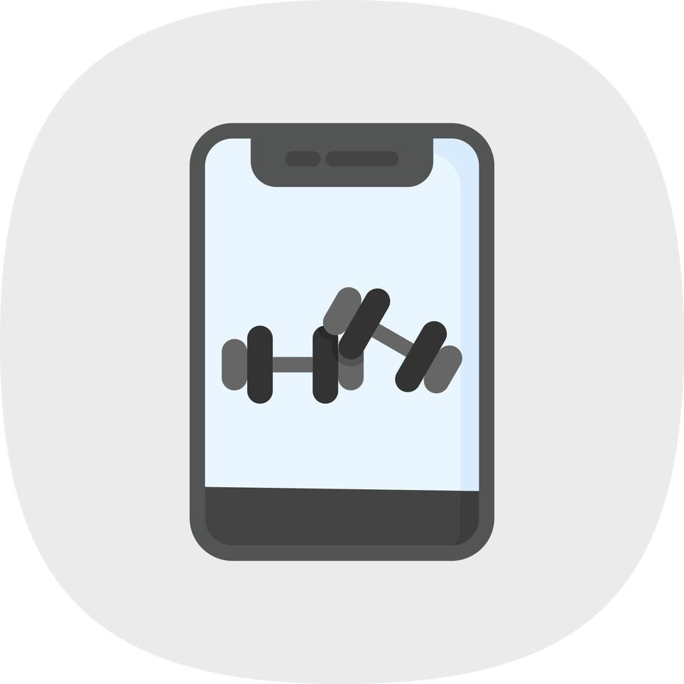 Dumbbells Vector Icon Design