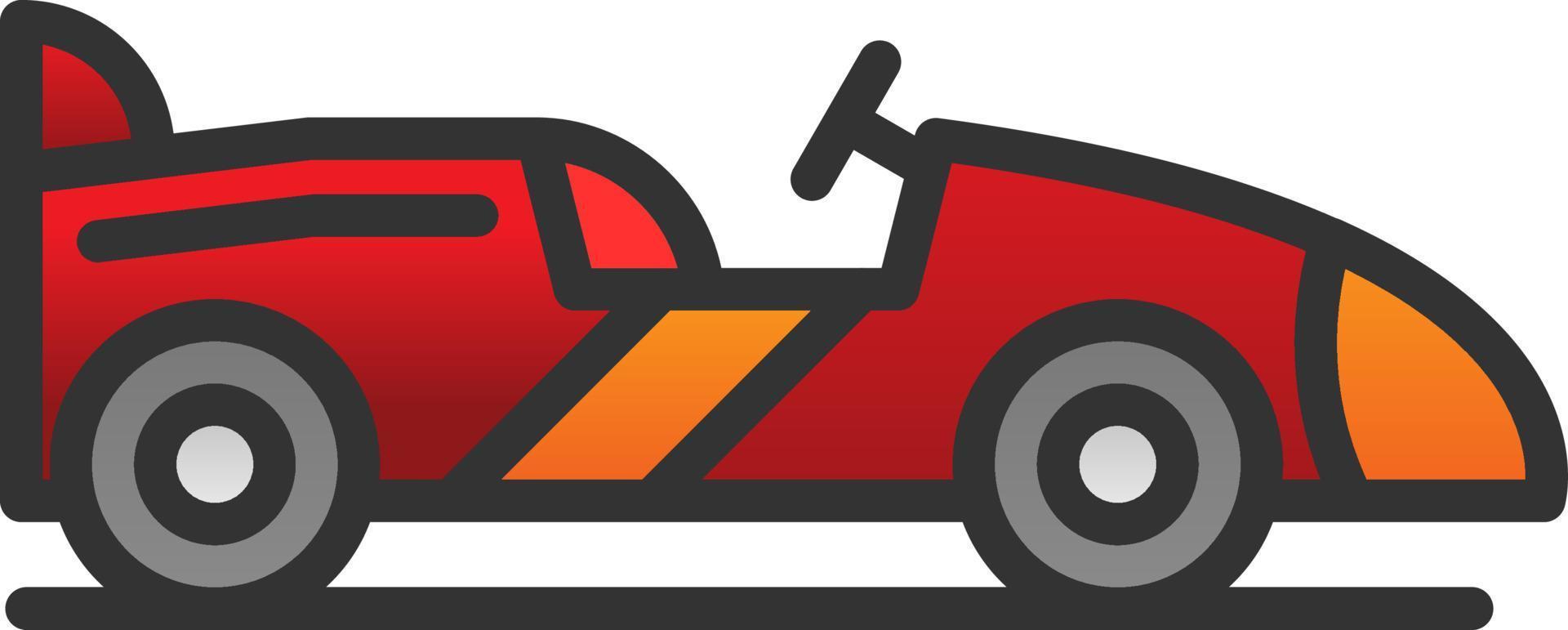 Racing Car Vector Icon Design
