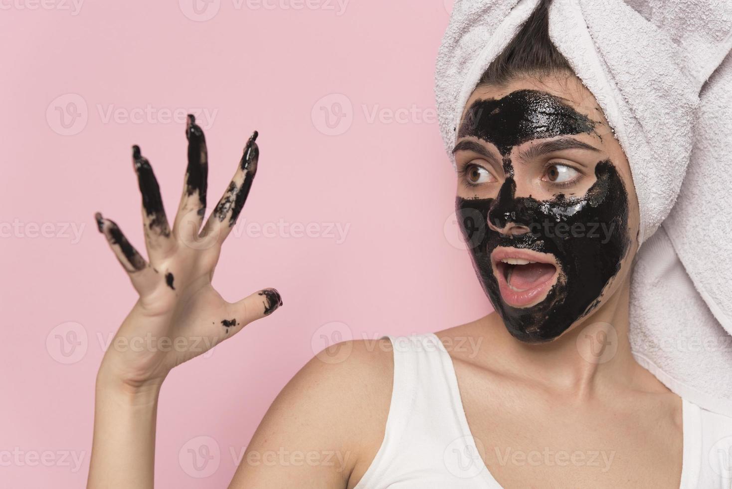 Beautiful Woman Face Mask