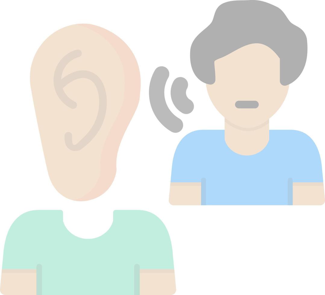 Listening Vector Icon Design