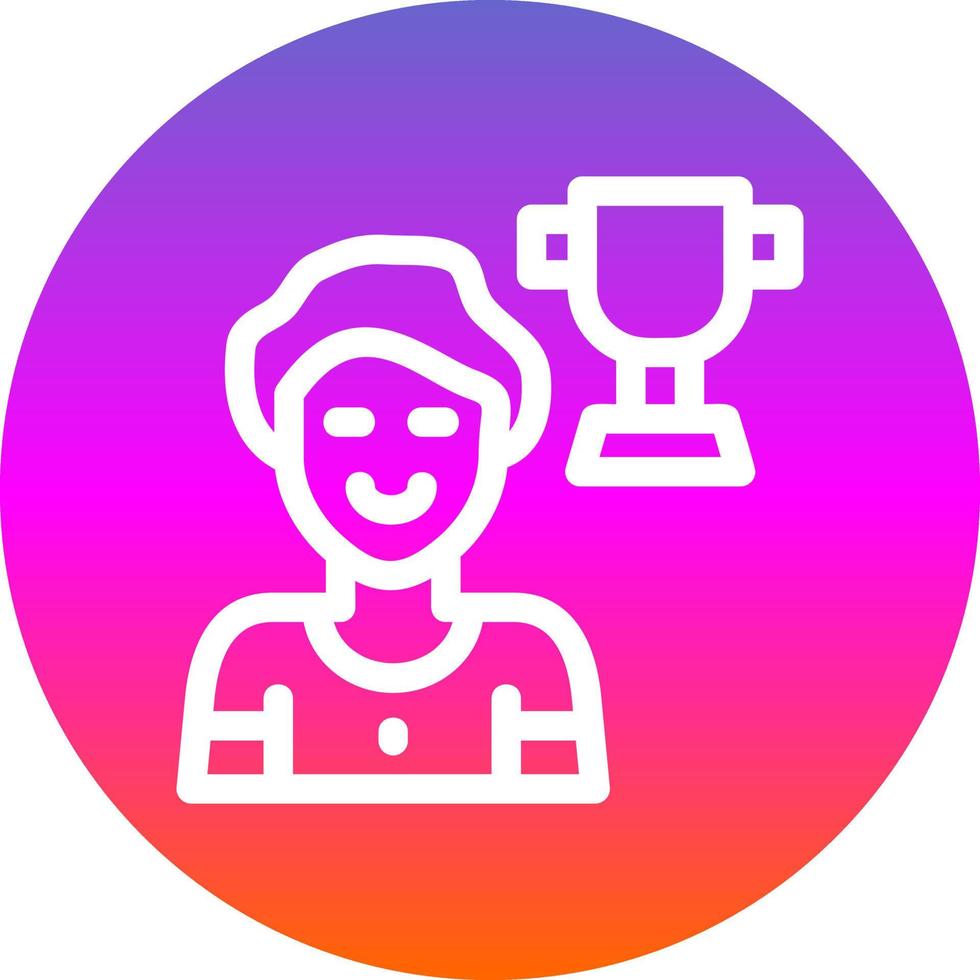 Achieving Goals Vector Icon Design