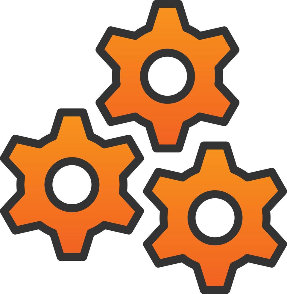 Cogs Vector Icon Design 15985697 Vector Art at Vecteezy