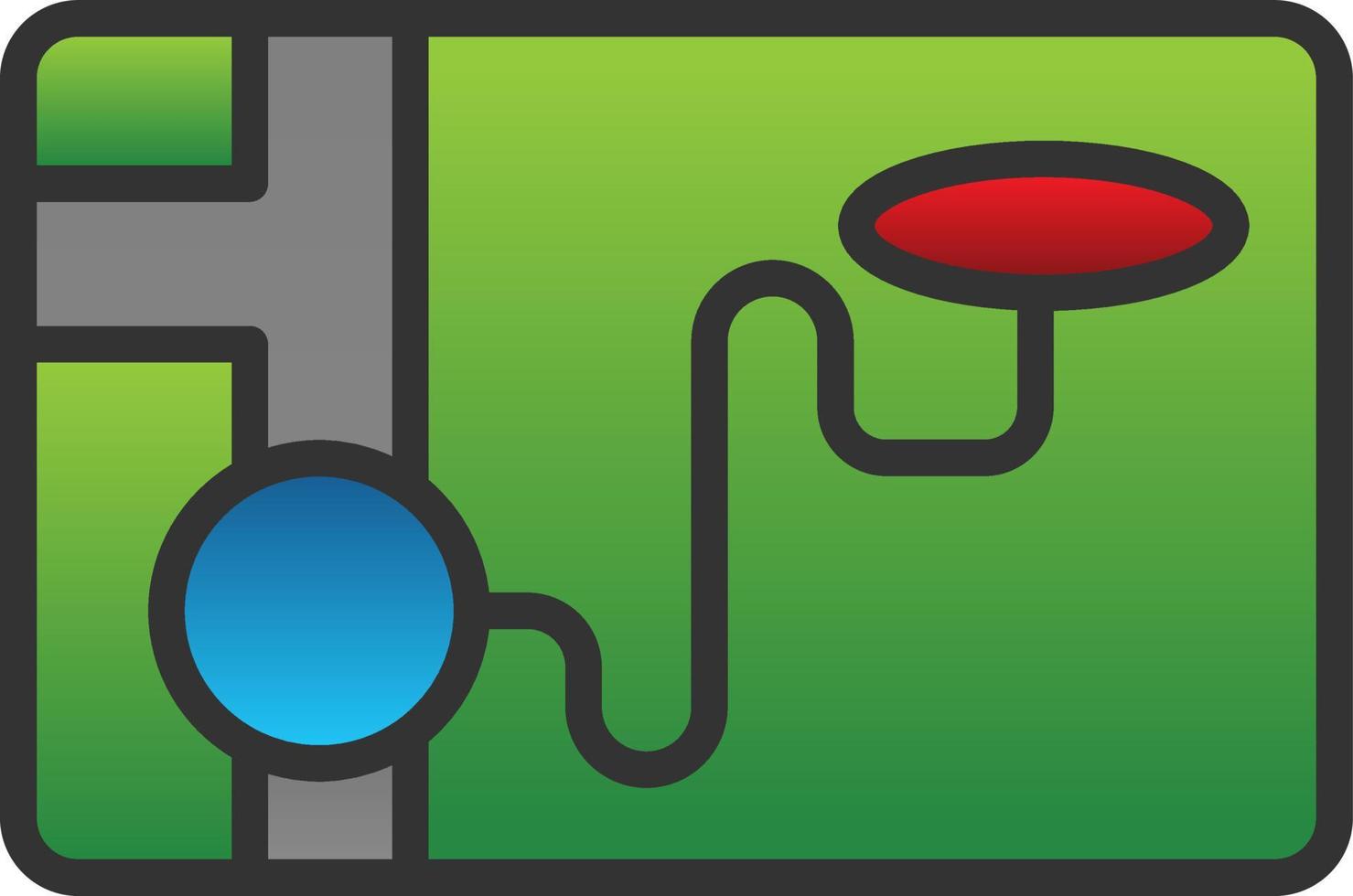 Race Navigation Vector Icon Design