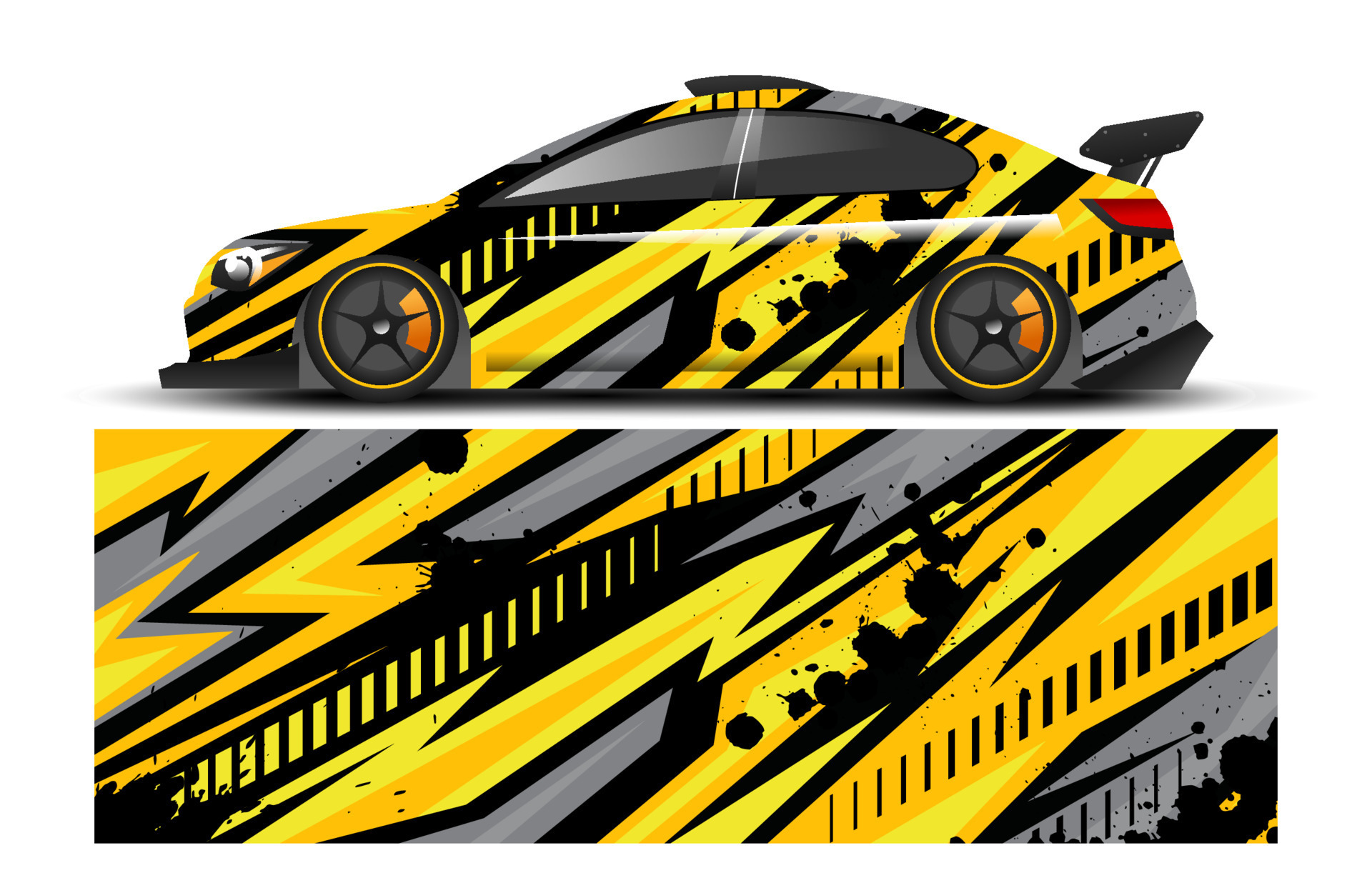 Car Sticker Template Free Download