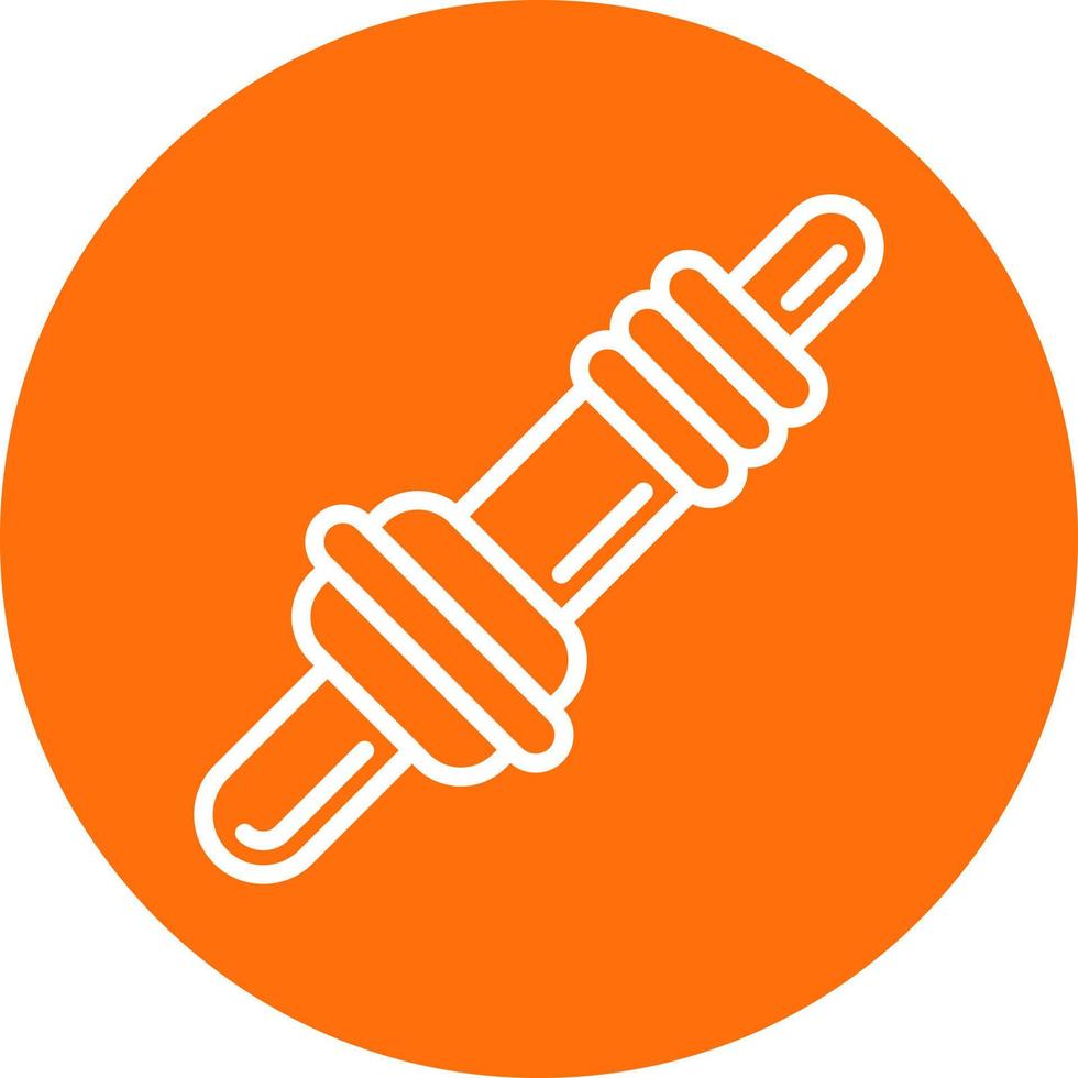 Spark Plug Vector Icon Design