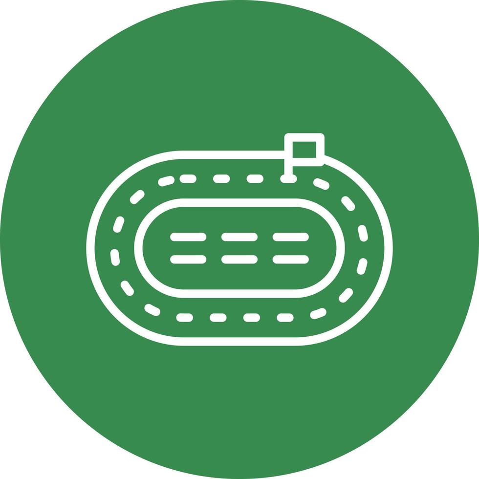 Race Track Vector Icon Design