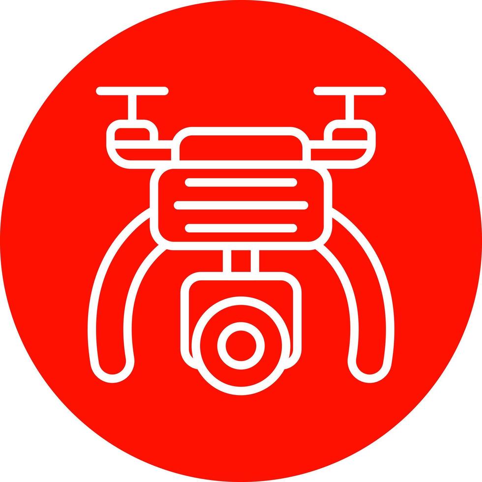 Drone Camera Vector Icon Design