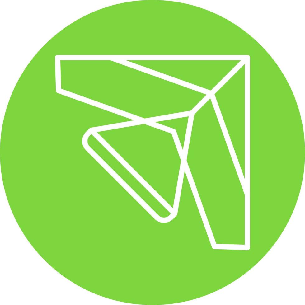 Glider Vector Icon Design