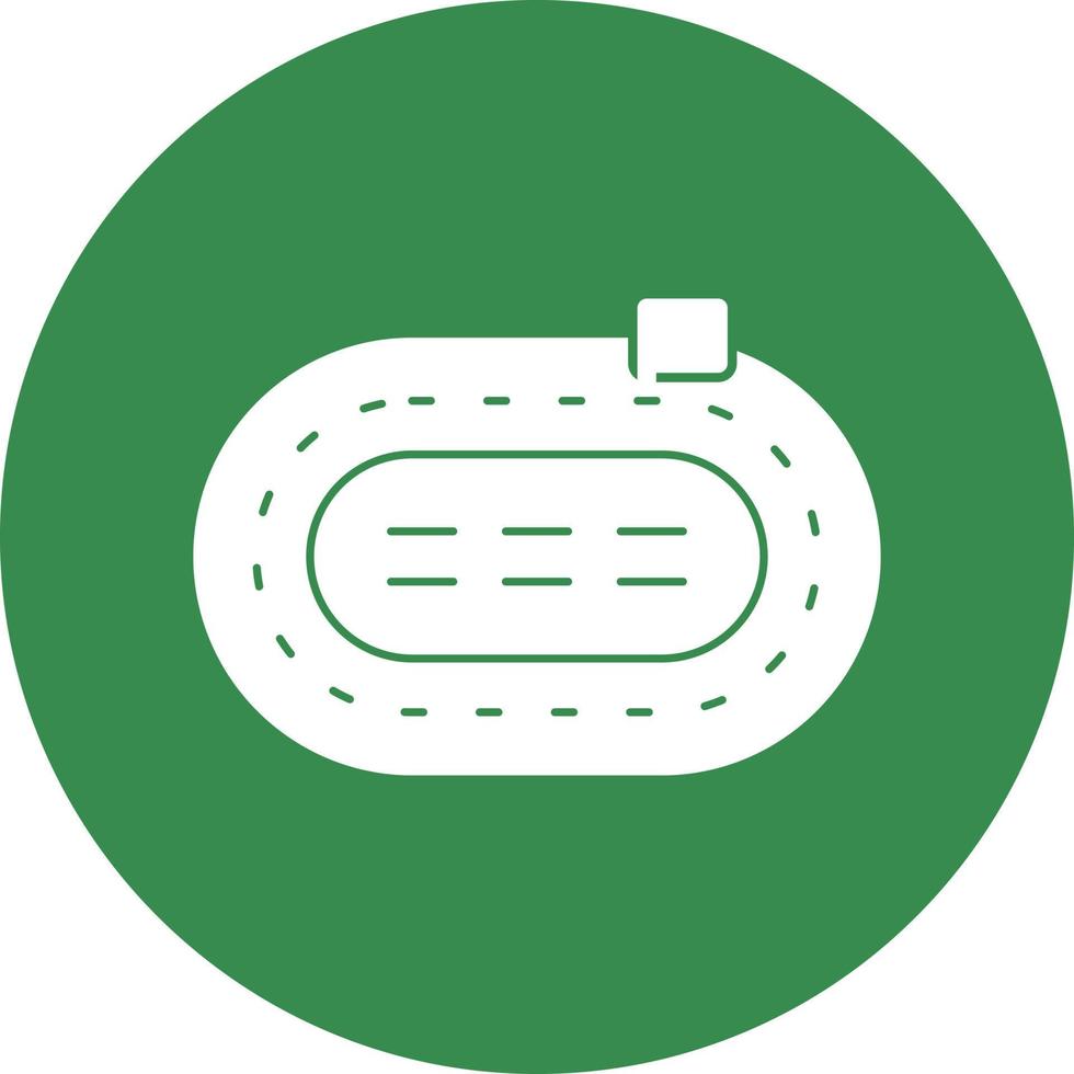 Race Track Vector Icon Design